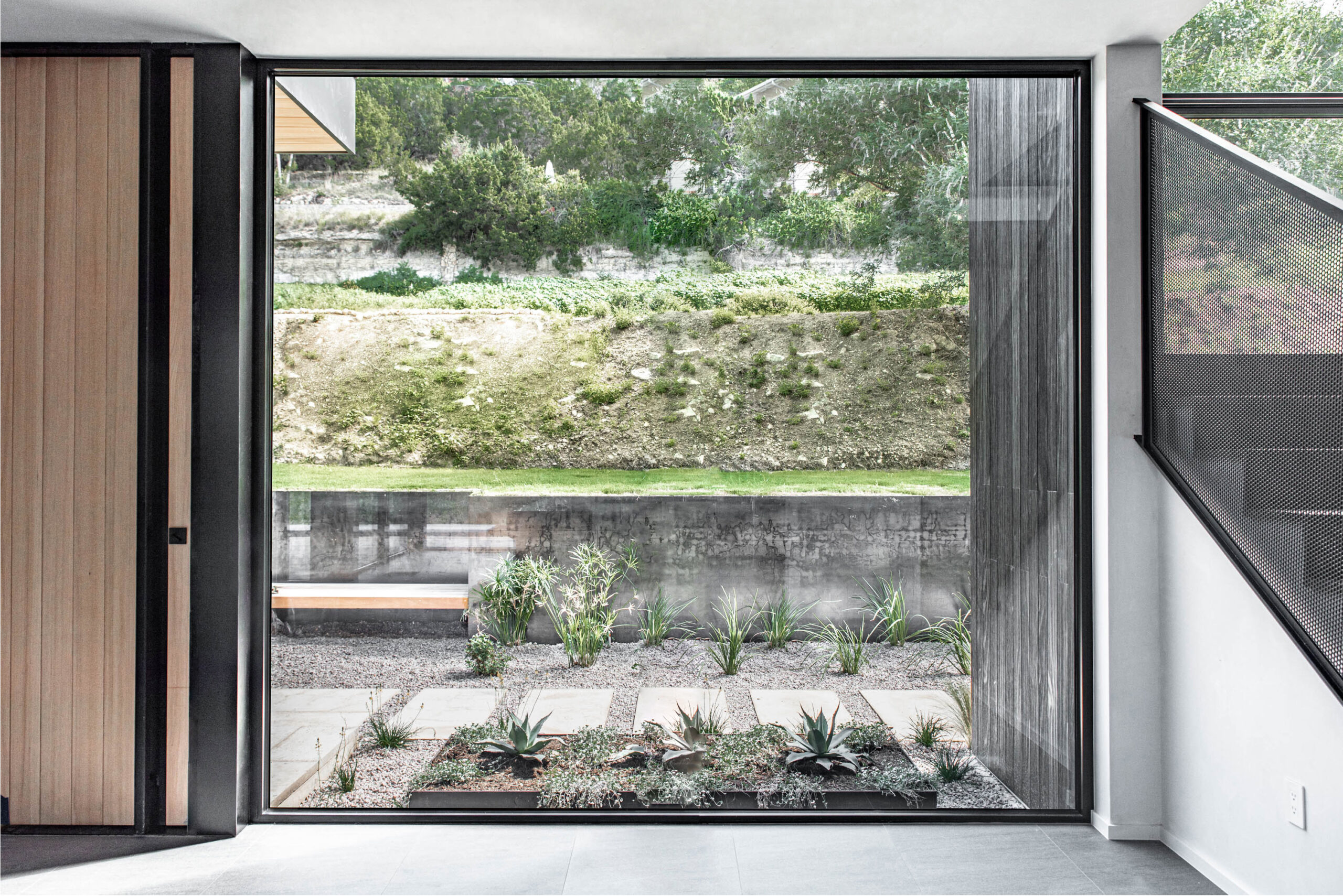 Luxview Glass Window and Outdoor Garden