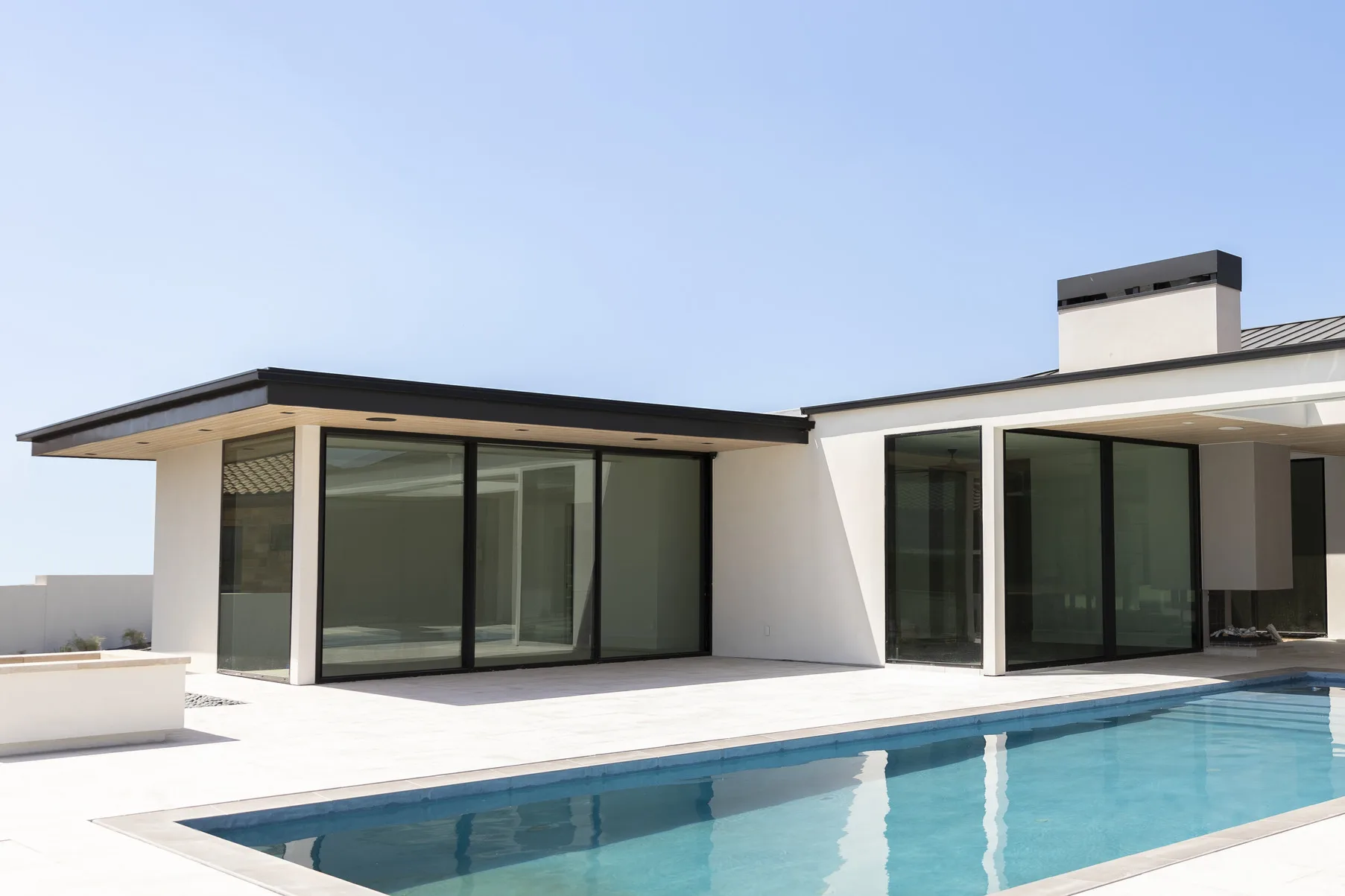 Luxview Sliding Doors and Windows Near Pool