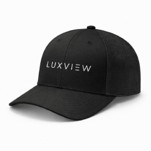Black Curved Bill Hat