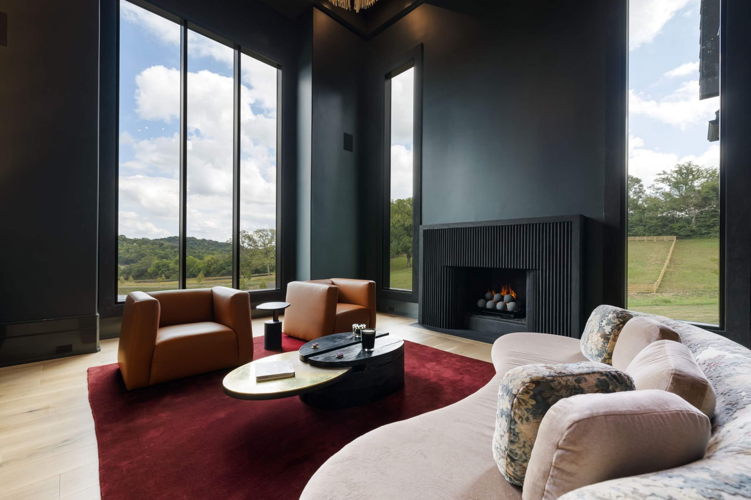 LuxView Harpeth Ridge- Defining Moment Massive Living Room Windows