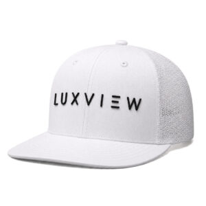 White Flat Bill Hat
